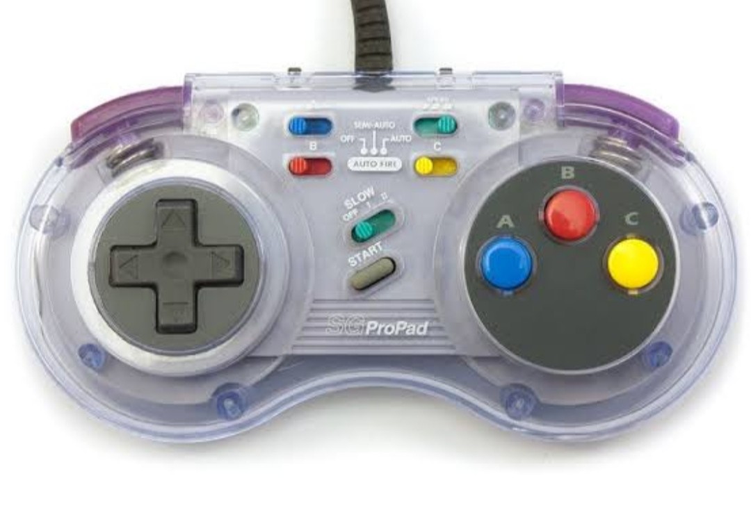 Sega SG ProPad Clear (Aftermarket)