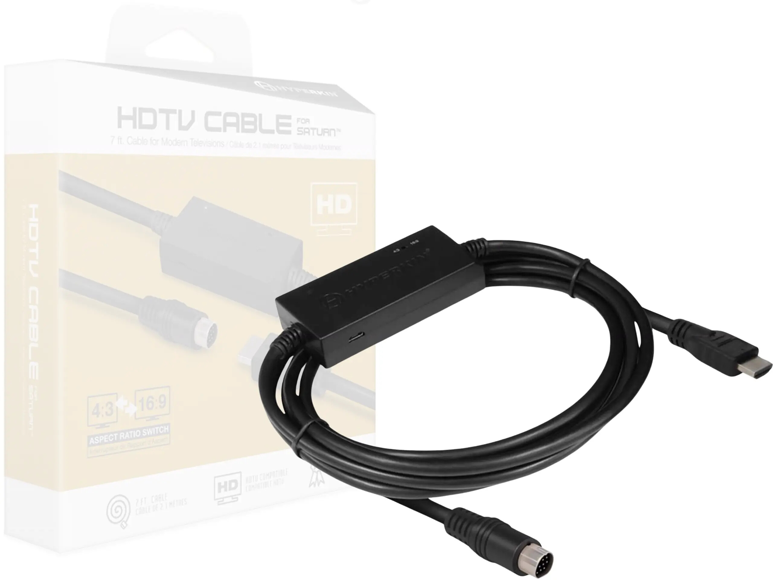 HDTV HDMI Kabel voor Sega Saturn (Zonder doos met USB Adapter)