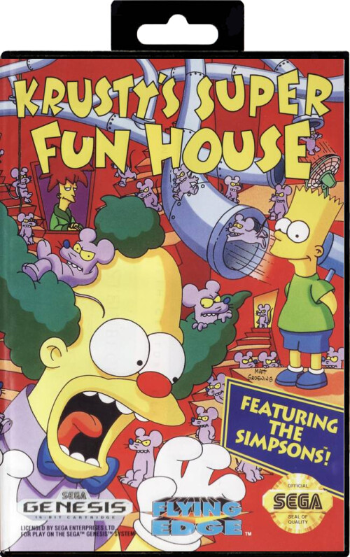 Krusty's Fun House (SEGA GENESIS)